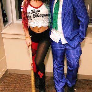 Harley quinn halloween stockings